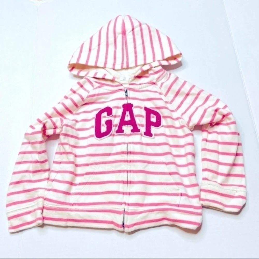 Gap Striped Logo Hoodie